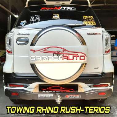 Paket Tanduk Towing Depan Belakang Mobil Rush Terios Lama Bumper Rhino