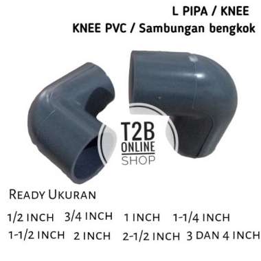 Knee pipa, keni, elbow, L pipa PVC, sambungan bengkok Ts 3/4