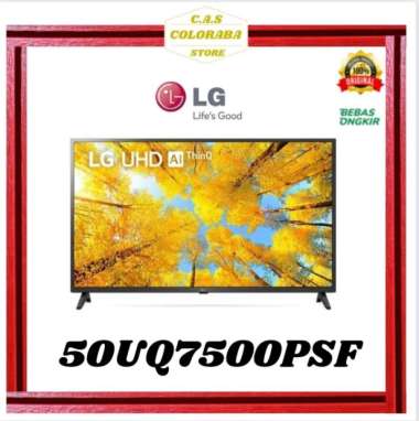 TV LG 50UQ7500PSF SMART TV 50 INCH LED 4K UHD 50UQ7500 50UQ75 5OUQ UQ7500 UQ7500PSF