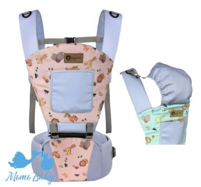 Gendongan Hipseat Baby Animal BAG1103 Safari Series / Gendongan Bayi Peach