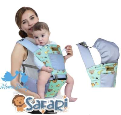 Gendongan Hipseat Baby Animal BAG1103 Safari Series / Gendongan Bayi tosca