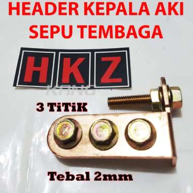 Header Kabel Grounding Kepala Aki Accu Mobil Sepu Tembaga HKZ 3 TiTiK