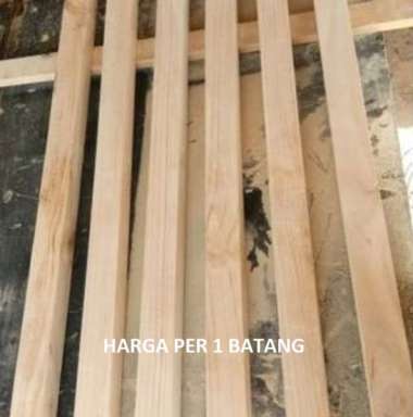 KASO JATI BELANDA, KASO KAYU 100X3X3CM SUDAH DIAMPLAS HALUS