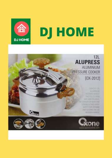 Oxone OX-2012 Aluminium Panci Presto Alupress Pressure Cooker 12Liter