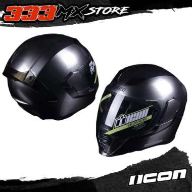 ICON AIRFLTIE QUICKSILVER HELM FULL FACE ICON AIRFLITE HELM MOTOR ICON XXL