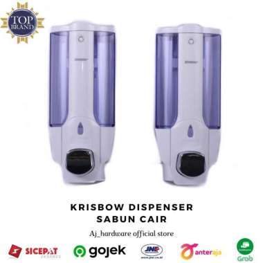 Dispenser Sabun Cair Krisbow Dobel Putih