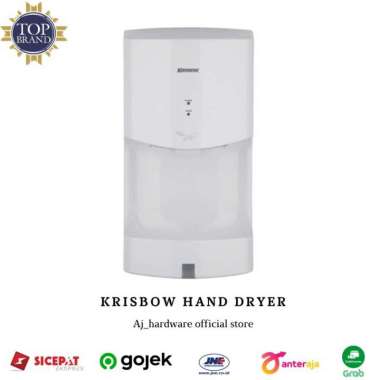 Krisbow Hand Dryer / Alat Pengering Tangan Putih