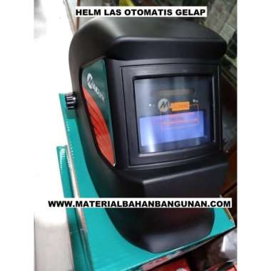 Kedok Las Mailtank Otomatis Gelap Pelindung Wajah Helm Safety Depok