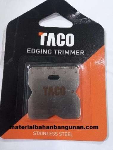 Taco Edging Trimmer Stainless Steel 4 cm Perapi Sudut Siku Furniture