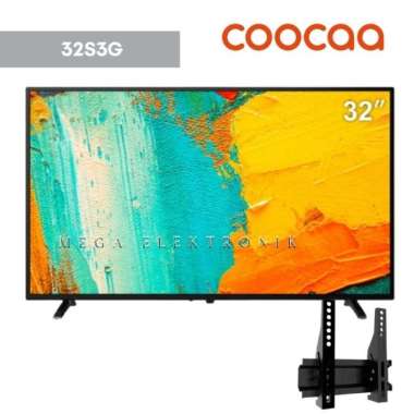 COOCAA 32S3G LED TV 32 inch Android 9 + bracket