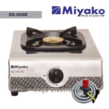 Miyako KG-101SS Kompor Gas 1 Tungku + SELANG