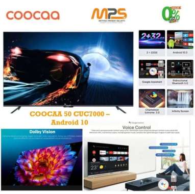 TV LED COOCAA 50" CUC 7500 - Android 10