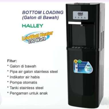 DISPENSER Galon Bawah GEA HALLEY 3 kran Kompresor