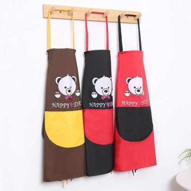 Apron Panda / Celemek / Celemek masak Happy