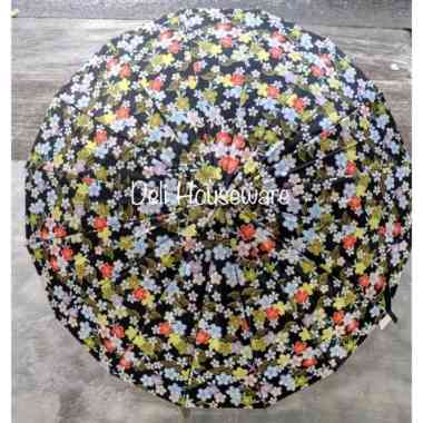 Payung Saten Satin Motif Bunga