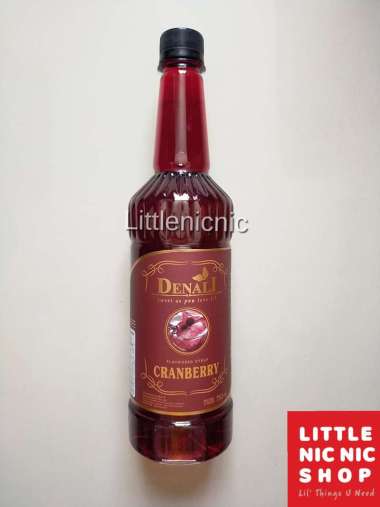 Sirup Denali Cranberry Flavoured Syrup minuman cafe