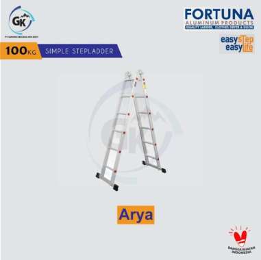 Tangga Dualpurpose 250 Cm Tangga Lipat Premium Alumunium Arya Fortuna