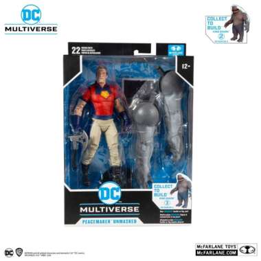 McFarlane DC Multiverse Series PEACEMAKER UNMASKED Mainan Anak