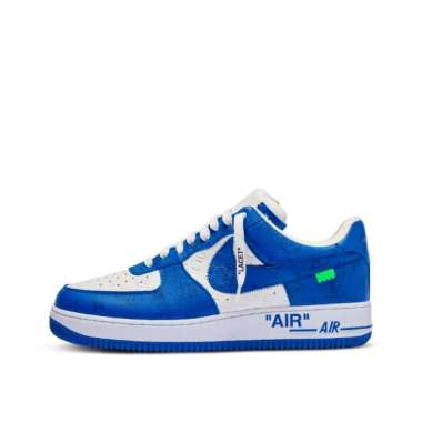 Louis Vuitton x Nike Air Force 1 Blue 4