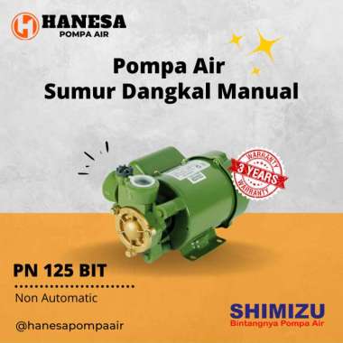 Shimizu PN 125 BIT Pompa Air Sumur Dangkal Non Otomatis