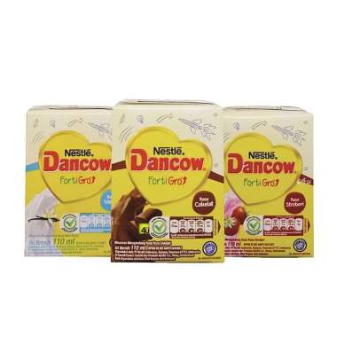 Promo Harga Dancow Fortigro UHT Vanilla 110 ml - Blibli