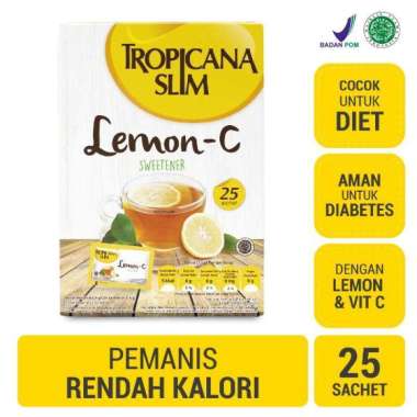 Promo Harga Tropicana Slim Sweetener Lemon-C 25 pcs - Blibli