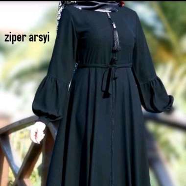 [ABAYA ORI DUBAI ] New Abaya Gamis Maxi Dress Arab Saudi Bordir Zephy Turki Umroh Dubai arsy
