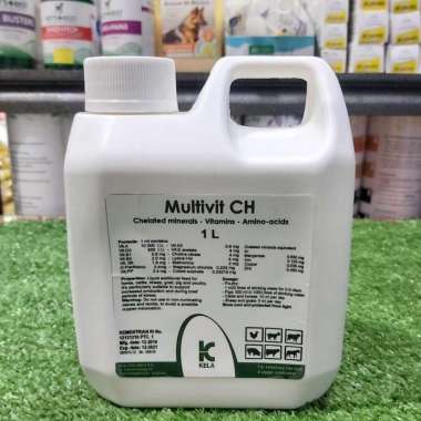 Multivit CH 1 Liter Multi Vitamin / Mineral / Asam Amino Untuk Hewan