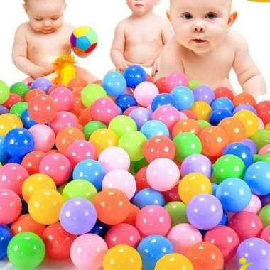 MAINAN BOLA MANDI ISI 100 PCS BOLA MANDI BAYI BOLA WARNA WARNI