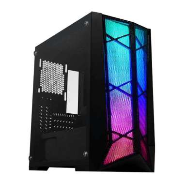 Cube Gaming Shean RGB Front Panel Vertical GPU mATX Gaming Case