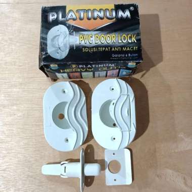 Kunci bulat pintu kamar mandi pvc / Kunci Slot pvc pintu kamar mandi