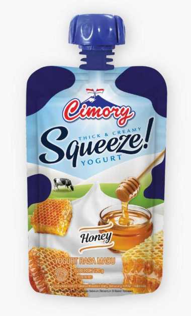 Promo Harga Cimory Squeeze Yogurt Honey 120 gr - Blibli