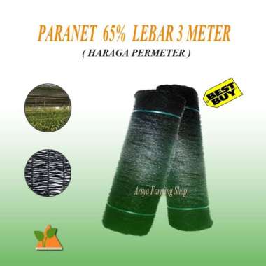 Paranet 65% Lebar 3 Meter Harga Permeter