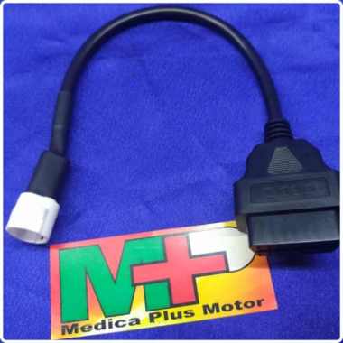 Soket Kabel Konektor Diagnostik Scanner Obd2 For Yamaha 16Pin To 3Pin Kode 184