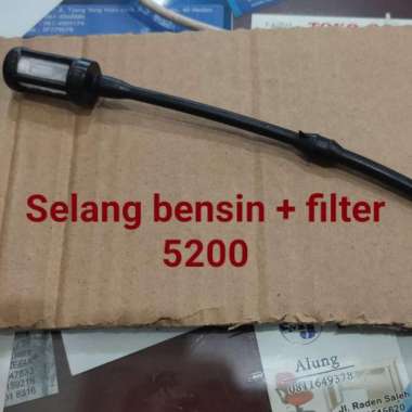 Filter Saringan bensin Chainsaw 5200 komplit Selang bensin 20 cm