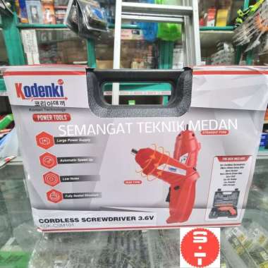 KDK-CSM101 OBENG CORDLESS BOR CHARGER CAS MINI 3,6V 47PCS SET KODENKI