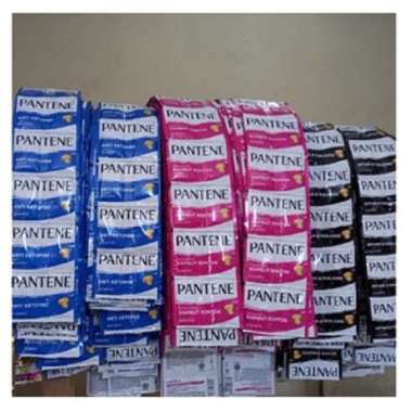 PANTENE Shampoo Anti Ketombe & Anti Rontok Sachet 1 Renceng Anti Rontok - PINK