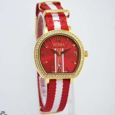 BONIA BN10129-2265S - Jam Tangan Wanita Kanvas Original