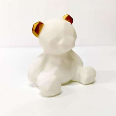 HIASAN KUE BERUANG TEDDY BEAR CAKE TOPPER - DEKORASI BERUANG LUCU