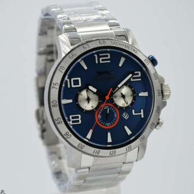 SLAZENGER SL.9.6027.2.03 - Jam Tangan Pria Original - Silver