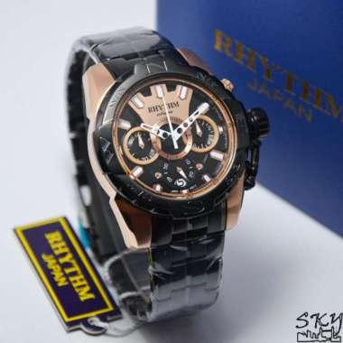 RHYTHM S1414S05 - Jam Tangan Pria Original - Black