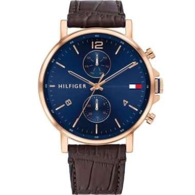 TOMMY HILFIGER 1710418 - Jam Tangan Pria Kulit Original - Brown