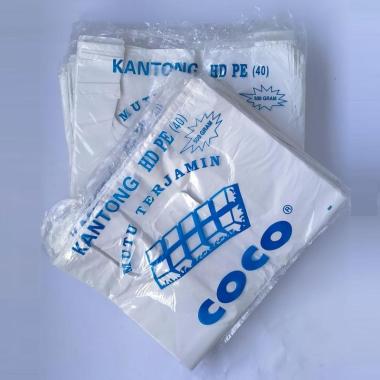 Coco Kantong Kresek Putih Susu [Ukuran 40] putih susu