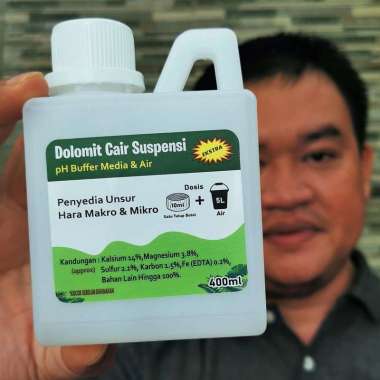 Dolomit Cair Suspensi Ekstra 400ml pH Buffer Media dan Air