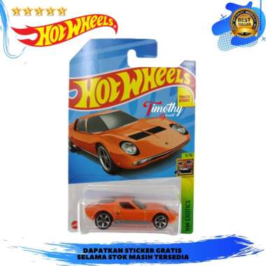 Hot Wheels 71 Lamborghini Miura SV Orange HW Exotic