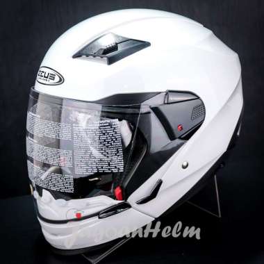 ZEUS Helm ZS611C SOLID ZS-611C Import ZS 611C Double Visor - STANDAR L