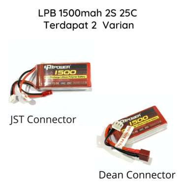 LPB 1500mah 2S 25C Lipo Baterai Battery RC Car Boat Helicopter