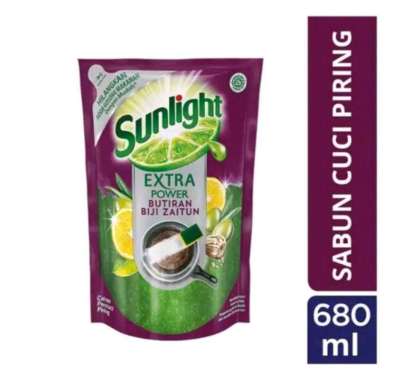 Promo Harga Sunlight Pencuci Piring Extra Power With Biji Zaitun 680 ml - Blibli