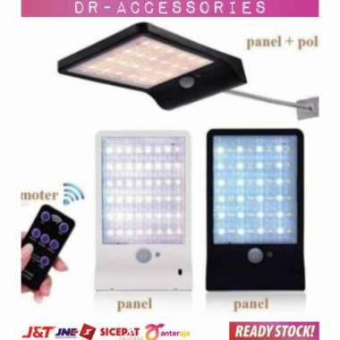 Lampu Jalan 48 LED Tenaga Surya Matahari Solar Panel Cell Sensor