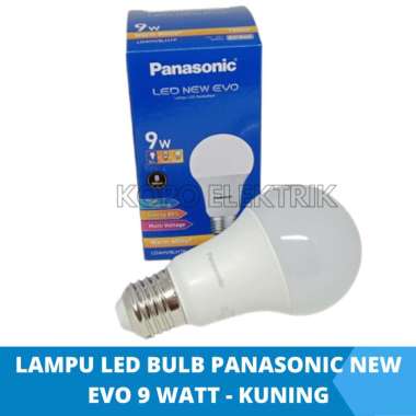Lampu LED Bulb Panasonic New Evo 9 Watt kuning